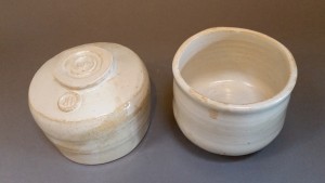 Shino tea bowls